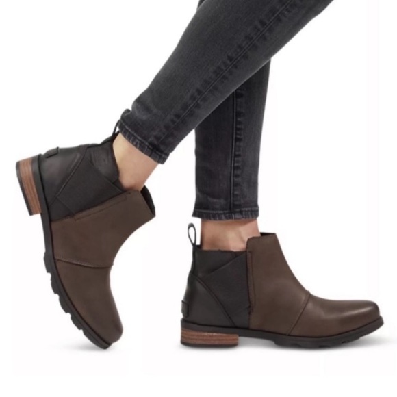 🌲NWT🌲 Sorel Emelie Chelsea Bootie - Picture 1 of 11